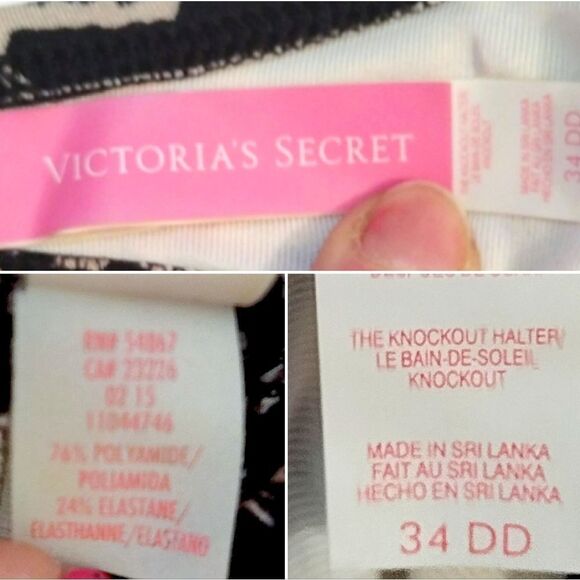 Victoria's Secret 2015 Bombshell Giraffe Print Extra Lift Bikini Top 34DD *Med - Picture 11 of 12